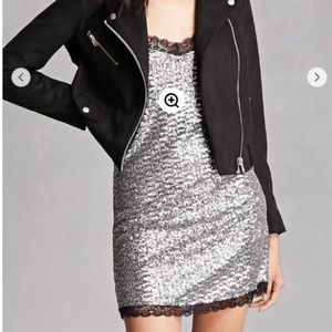 NEW Sequined Slip Dress